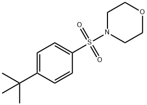 4-[(4-tert-butylphenyl)sulfonyl]morpholine Struktur