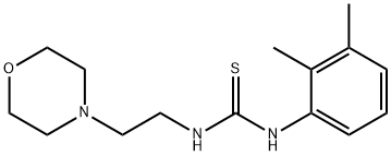 N'-(2,3-dimethylphenyl)-N-[2-(4-morpholinyl)ethyl]carbamimidothioic acid Struktur