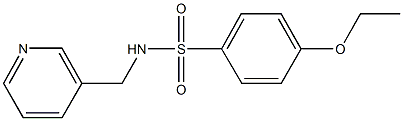 4-ethoxy-N-(3-pyridinylmethyl)benzenesulfonamide Struktur