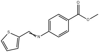 methyl 4-[(2-thienylmethylene)amino]benzoate Struktur