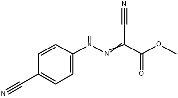 methyl cyano[(4-cyanophenyl)hydrazono]acetate Struktur