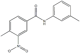 3-nitro-4-methyl-N-(3-methylphenyl)benzamide Struktur