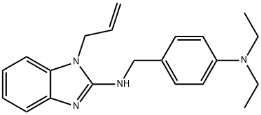 1-allyl-N-[4-(diethylamino)benzyl]-1H-benzimidazol-2-amine Struktur