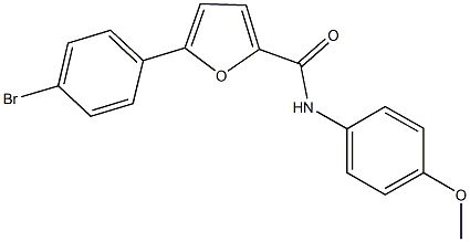 5-(4-bromophenyl)-N-(4-methoxyphenyl)-2-furamide Struktur