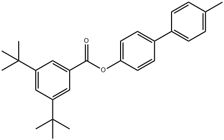 4'-methyl[1,1'-biphenyl]-4-yl 3,5-ditert-butylbenzoate Struktur