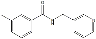 3-methyl-N-(3-pyridinylmethyl)benzamide Struktur