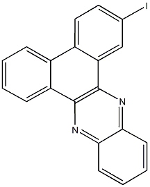 2-iododibenzo[a,c]phenazine Struktur