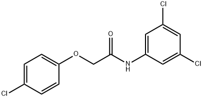 2-(4-chlorophenoxy)-N-(3,5-dichlorophenyl)acetamide Struktur