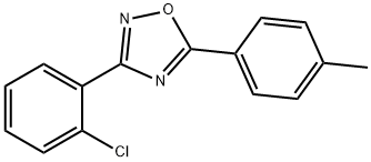 3-(2-chlorophenyl)-5-(4-methylphenyl)-1,2,4-oxadiazole Struktur