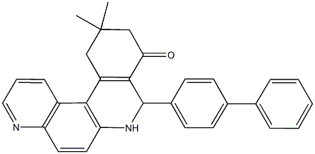 8-[1,1'-biphenyl]-4-yl-11,11-dimethyl-8,10,11,12-tetrahydrobenzo[a][4,7]phenanthrolin-9(7H)-one Struktur