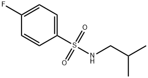 4-fluoro-N-isobutylbenzenesulfonamide Struktur