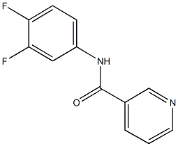 N-(3,4-difluorophenyl)nicotinamide Struktur