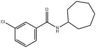 3-chloro-N-cycloheptylbenzamide Struktur