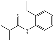 N-(2-ethylphenyl)-2-methylpropanamide Struktur