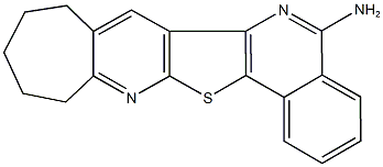 9,10,11,12-tetrahydro-8H-cyclohepta[5',6']pyrido[3',2':4,5]thieno[3,2-c]isoquinolin-5-amine Struktur