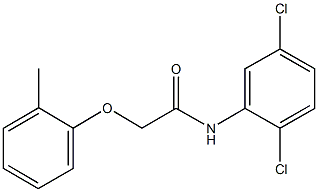 N-(2,5-dichlorophenyl)-2-(2-methylphenoxy)acetamide Struktur