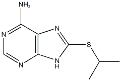 8-(isopropylsulfanyl)-9H-purin-6-amine Struktur