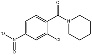 1-{2-chloro-4-nitrobenzoyl}piperidine Struktur