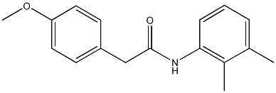 N-(2,3-dimethylphenyl)-2-(4-methoxyphenyl)acetamide Struktur