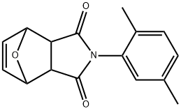 4-(2,5-dimethylphenyl)-10-oxa-4-azatricyclo[5.2.1.0~2,6~]dec-8-ene-3,5-dione Struktur