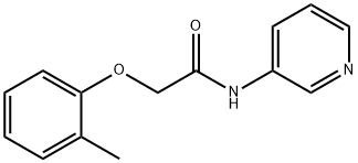 2-(2-methylphenoxy)-N-(3-pyridinyl)acetamide Struktur