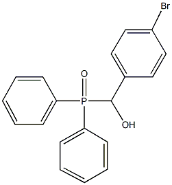 (4-bromophenyl)(diphenylphosphoryl)methanol Struktur