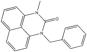 1-benzyl-3-methyl-1H-perimidin-2(3H)-one Struktur