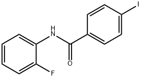 N-(2-fluorophenyl)-4-iodobenzamide Struktur