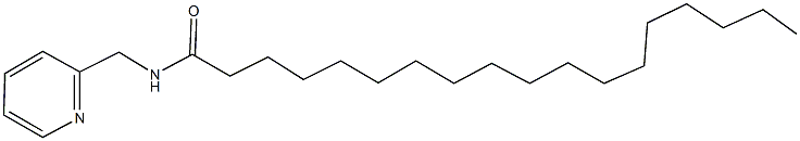 N-(pyridin-2-ylmethyl)octadecanamide Struktur