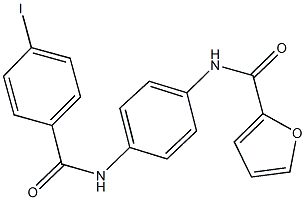 N-{4-[(4-iodobenzoyl)amino]phenyl}-2-furamide Struktur