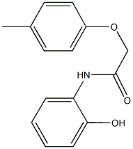 N-(2-hydroxyphenyl)-2-(4-methylphenoxy)acetamide Struktur