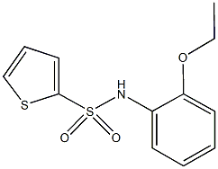 N-(2-ethoxyphenyl)-2-thiophenesulfonamide Struktur