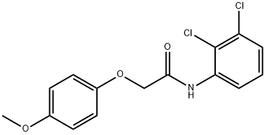 N-(2,3-dichlorophenyl)-2-(4-methoxyphenoxy)acetamide Struktur