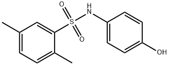 N-(4-hydroxyphenyl)-2,5-dimethylbenzenesulfonamide Struktur