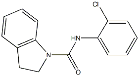 N-(2-chlorophenyl)indoline-1-carboxamide Struktur