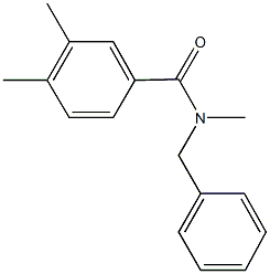 N-benzyl-N,3,4-trimethylbenzamide Struktur