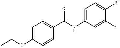 N-(4-bromo-3-methylphenyl)-4-ethoxybenzamide Struktur