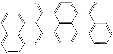 2-naphthalen-1-yl-6-(phenylcarbonyl)-1H-benzo[de]isoquinoline-1,3(2H)-dione Struktur