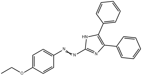 2-[(4-ethoxyphenyl)diazenyl]-4,5-diphenyl-1H-imidazole Struktur