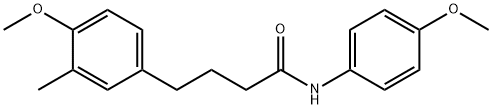 4-(4-methoxy-3-methylphenyl)-N-(4-methoxyphenyl)butanamide Struktur