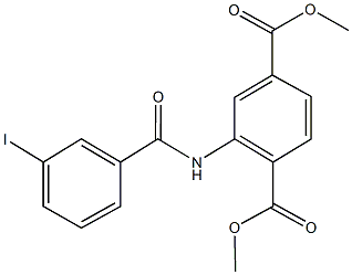 dimethyl 2-[(3-iodobenzoyl)amino]terephthalate Struktur