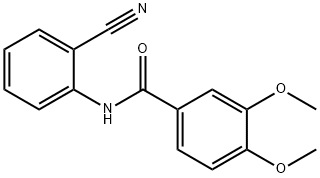 N-(2-cyanophenyl)-3,4-dimethoxybenzamide Struktur