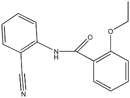 N-(2-cyanophenyl)-2-ethoxybenzamide Struktur