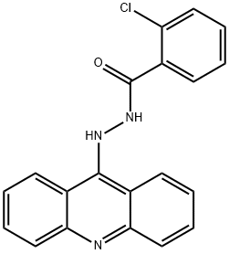 N'-(9-acridinyl)-2-chlorobenzohydrazide Struktur