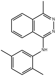 N-(2,5-dimethylphenyl)-4-methyl-1-phthalazinamine Struktur