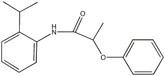 N-(2-isopropylphenyl)-2-phenoxypropanamide Struktur