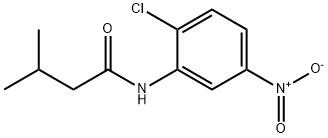 N-{2-chloro-5-nitrophenyl}-3-methylbutanamide Struktur