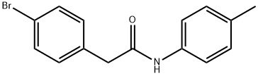 2-(4-bromophenyl)-N-(4-methylphenyl)acetamide Struktur