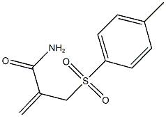 2-{[(4-methylphenyl)sulfonyl]methyl}acrylamide Struktur