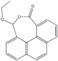 6-ethoxyphenanthro[4,5-cde]oxepin-4(6H)-one Struktur